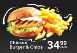 Oxford Freshmarket Chicken Burger & Chips offer