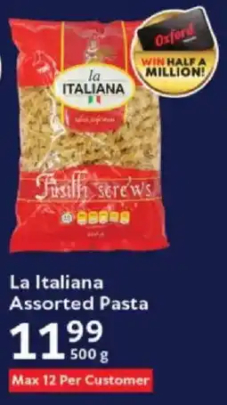 Oxford Freshmarket La Italiana Assorted Pasta offer