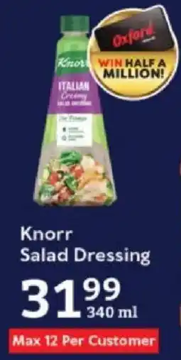 Oxford Freshmarket Knorr Salad Dressing offer