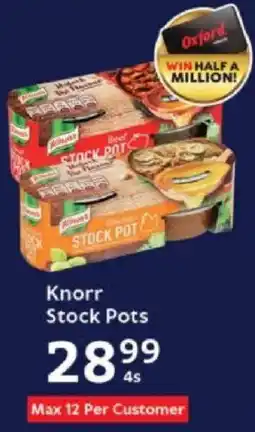 Oxford Freshmarket Knorr Stock Pots offer