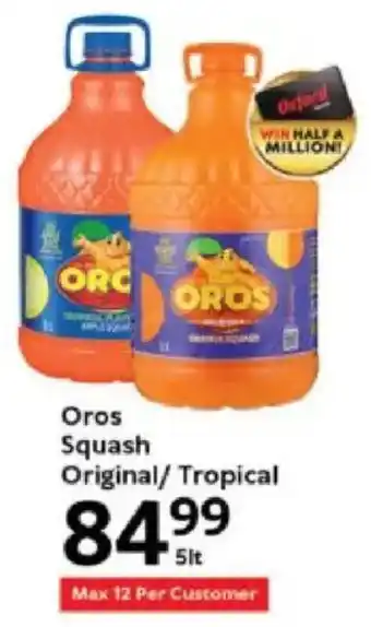 Oxford Freshmarket Oros Squash Original/ Tropical offer