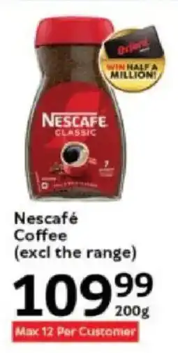 Oxford Freshmarket Nescafé Coffee offer