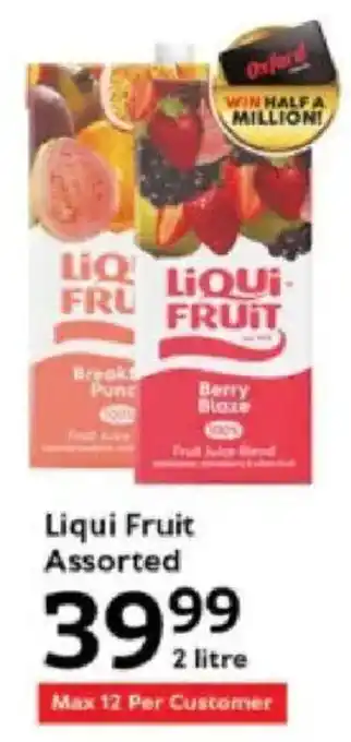 Oxford Freshmarket Liqui Fruit Assorted offer