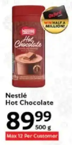 Oxford Freshmarket Nestlé Hot Chocolate offer