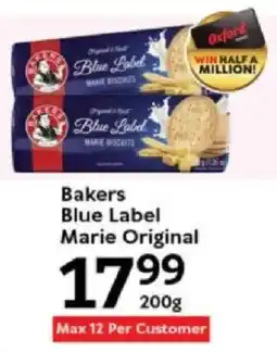 Oxford Freshmarket Bakers Blue Label Marie Original offer