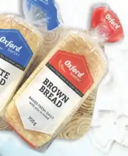 Oxford Freshmarket Oxford Sliced/ Unsliced Brown Bread offer
