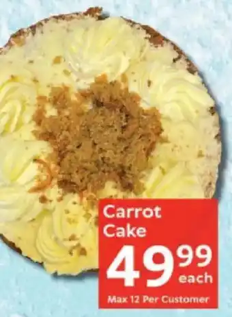 Oxford Freshmarket Carrot Cake offer