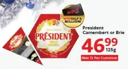 Oxford Freshmarket President Camembert or Brie offer