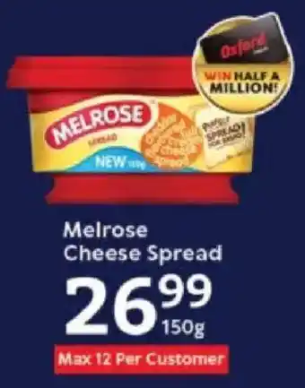 Oxford Freshmarket Melrose Cheese Spread offer