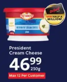 Oxford Freshmarket President Cream Cheese offer