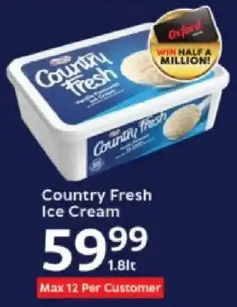 Oxford Freshmarket Country Fresh Ice Cream offer