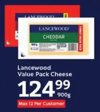 Oxford Freshmarket Lancewood Value Pack Cheese offer