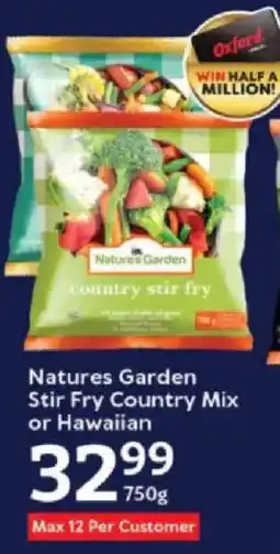 Oxford Freshmarket Natures Garden Stir Fry Country Mix or Hawaiian offer