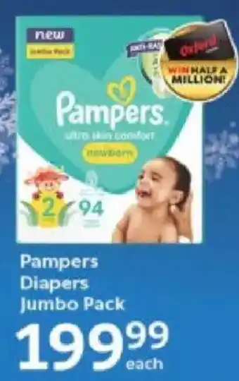Oxford Freshmarket Pampers Diapers Jumbo Pack offer