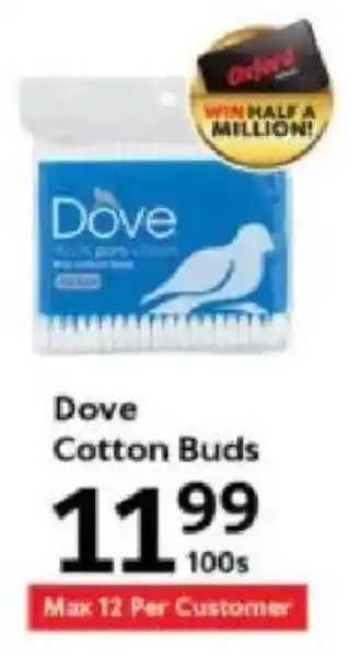 Oxford Freshmarket Dove Cotton Buds offer