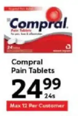 Oxford Freshmarket Compral Pain Tablets offer
