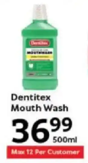 Oxford Freshmarket Dentitex Mouth Wash offer
