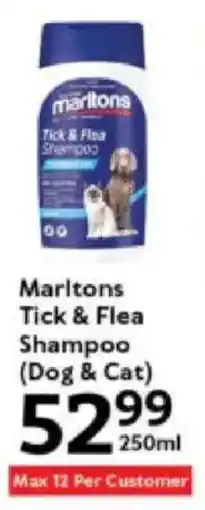 Oxford Freshmarket Marltons Tick & Flea Shampoo offer