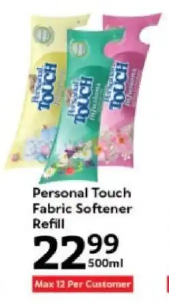 Oxford Freshmarket Personal Touch Fabric Softener Refill offer