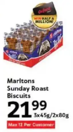 Oxford Freshmarket Marltons Sunday Roast Biscuits offer