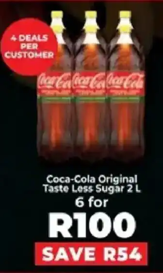 Coca-Cola Original Taste Less Sugar