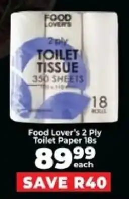 Food Lover's Market Food Lover's 2 Ply Toilet Paper offer