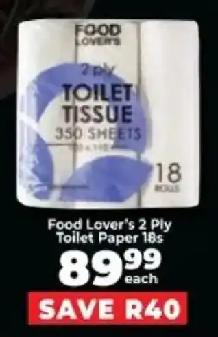 Food Lover's Market Food Lover's 2 Ply Toilet Paper offer
