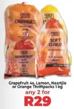 Food Lover's Market Grapefruit, Lemon, Naartjie or Orange Thriftpacks offer