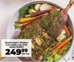 Food Lover's Market Food Lover's Festive Cut Lamb Leg with Garlic Butter offer