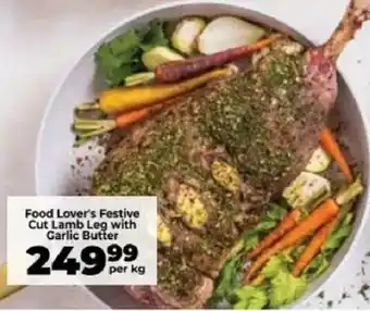 Food Lover's Market Food Lover's Festive Cut Lamb Leg with Garlic Butter offer