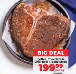 Food Lover's Market Coffee, Chocolate & Chilli Beef T-Bone Steak offer