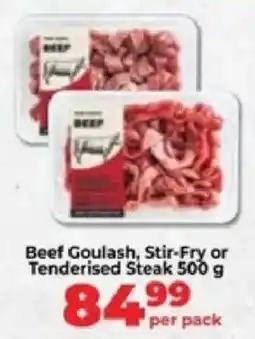 Food Lover's Market Beef Goulash, Stir-Fry or Tenderised Steak offer