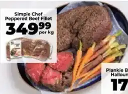 Food Lover's Market Simple Chef Peppered Beef Fillet offer