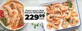 Food Lover's Market Food Lover's Pink Prawns offer