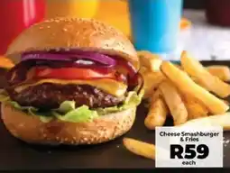 Food Lover's Market Cheese Smashburger & Fries offer