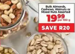 Food Lover's Market Bulk Almonds, Cashews, Walnuts or Mixed Nuts Assorted offer