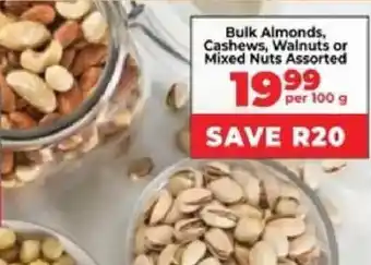 Food Lover's Market Bulk Almonds, Cashews, Walnuts or Mixed Nuts Assorted offer