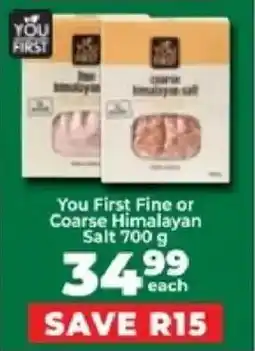 Food Lover's Market You First Fine or Coarse Himalayan Salt offer
