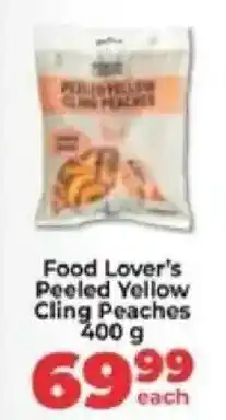 Food Lover's Market Food Lover's Peeled Yellow Cling Peaches offer