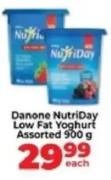 Food Lover's Market Danone NutriDay Low Fat Yoghurt Assorted offer