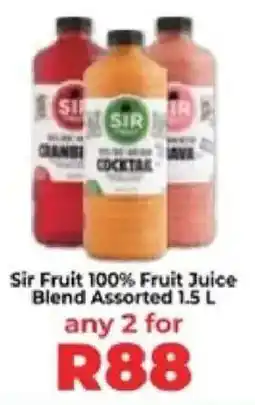 Food Lover's Market Sir Fruit 100% Fruit Juice Blend Assorted offer