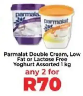 Food Lover's Market Parmalat Double Cream, Low Fat or Lactose Free Yoghurt Assorted offer