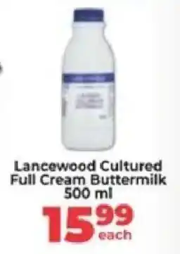 Food Lover's Market Lancewood Cultured Full Cream Buttermilk offer