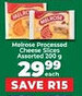 Food Lover's Market Melrose Processed Cheese Slices Assorted offer