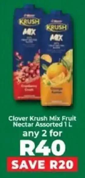 Food Lover's Market Clover Krush Mix Fruit Nectar Assorted offer