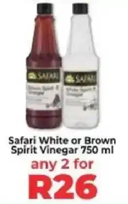 Food Lover's Market Safari White or Brown Spirit Vinegar offer