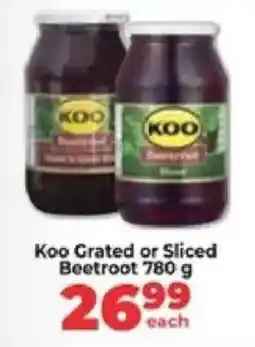 Food Lover's Market Koo Grated or Sliced Beetroot offer
