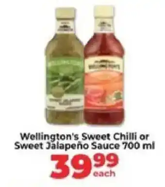 Food Lover's Market Wellington's Sweet Chilli or Sweet Jalapeño Sauce offer