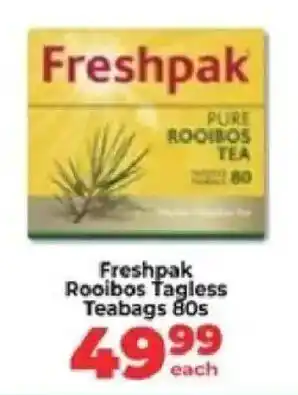 Food Lover's Market Freshpak Rooibos Tagless Teabags offer