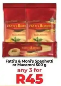 Food Lover's Market Fatti's & Moni's Spaghetti or Macaroni offer